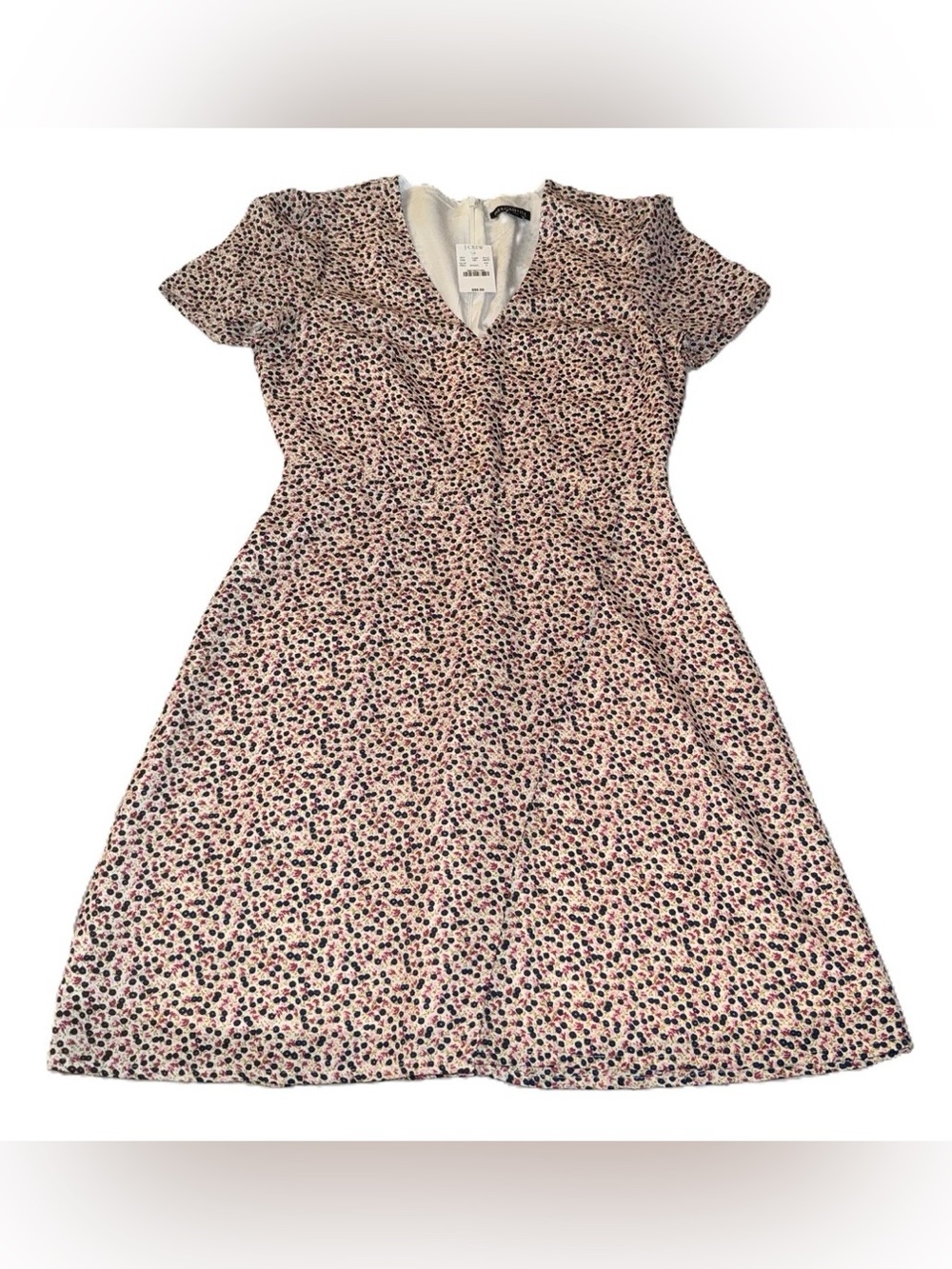 NWT J.Crew Mercantile Ditsy Floral Faux Wrap Dress Size 4